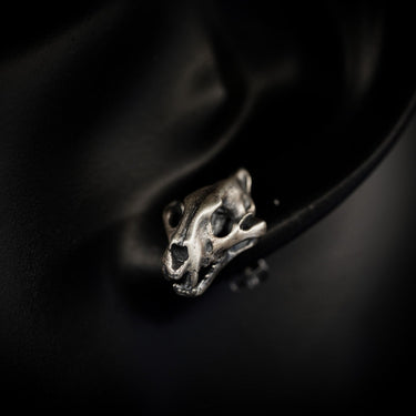 Tiger Skull Studs
